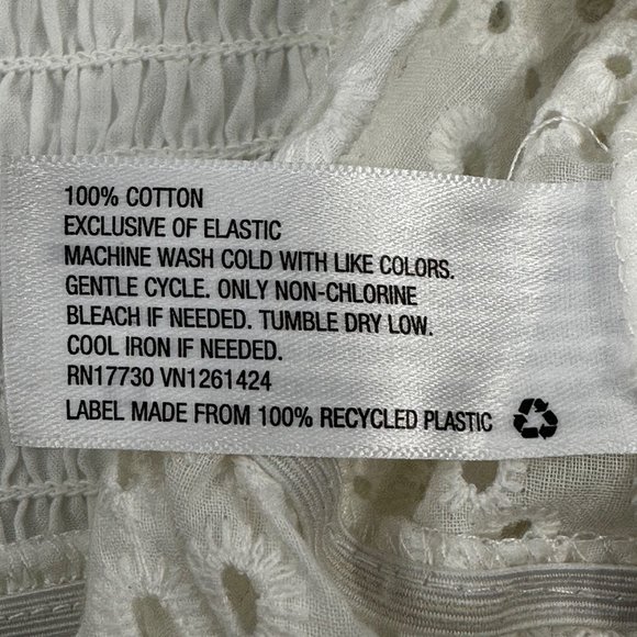 Wild Fable Women's Size XXL V-Neck Floral Bohemian Top White New With Tags - Picture 6 of 12